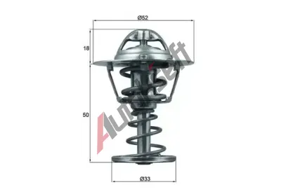 MAHLE Termostat chladiva MAO TX 126 82D, TX 126 82D
