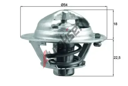 MAHLE Termostat chladiva MAO TX 166 90D, TX 166 90D