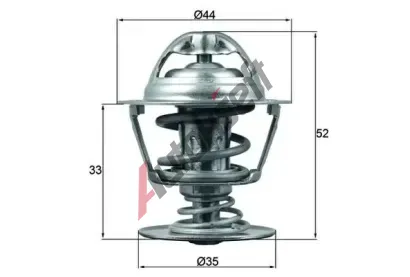 MAHLE Termostat chladiva MAO TX 173 88D, TX 173 88D