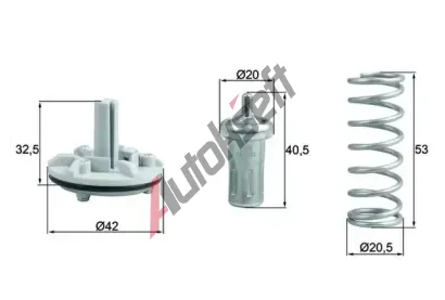 MAHLE Termostat chladiva MAO TX 183 80D, TX 183 80D