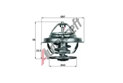 MAHLE Termostat chladiva MAO TX 19 75D, TX 19 75D
