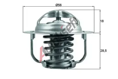 MAHLE Termostat chladiva MAO TX 201 86D, TX 201 86D