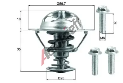 MAHLE Termostat chladiva MAO TX 202 90D, TX 202 90D
