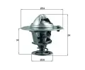 Termostat chladiva MAHLE ‐ MAO TX 206 88D