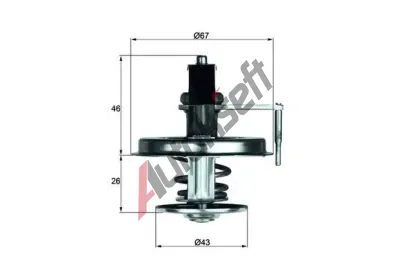 MAHLE Termostat chladiva MAO TX 22 84D, TX 22 84D MAHLE Termostat chladiva MAO TX 22 84D, TX 22 84D
