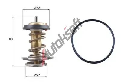 MAHLE Termostat chladiva MAO TX 264 82D, TX 264 82D MAHLE Termostat chladiva MAO TX 264 82D, TX 264 82D