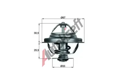 MAHLE Termostat chladiva MAO TX 27 71D, TX 27 71D