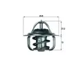 Termostat chladiva MAHLE ‐ MAO TX 5 92D