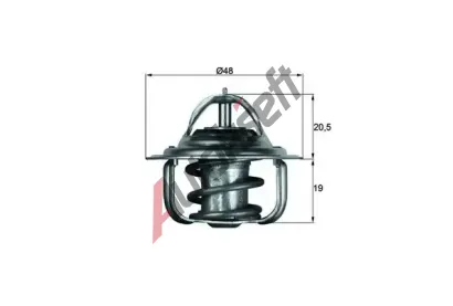 MAHLE Termostat chladiva MAO TX 5 92D, TX 5 92D