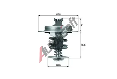 MAHLE Termostat chladiva MAO TX 67 83D, TX 67 83D