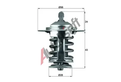 MAHLE Termostat chladiva MAO TX 70 82, TX 70 82