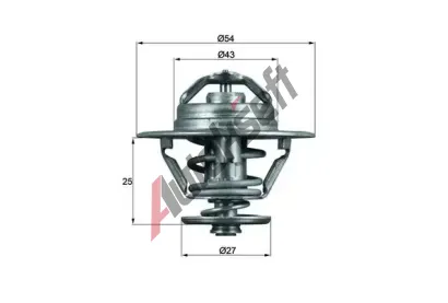 MAHLE Termostat chladiva MAO TX 93 79D, TX 93 79D
