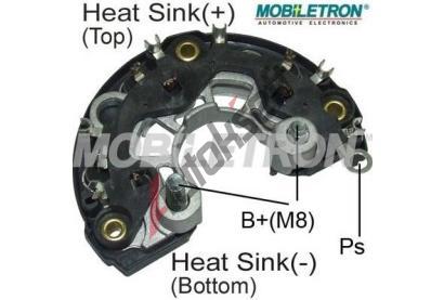 MOBILETRON Usmrova alterntoru MBT RB-117H, RB-117H