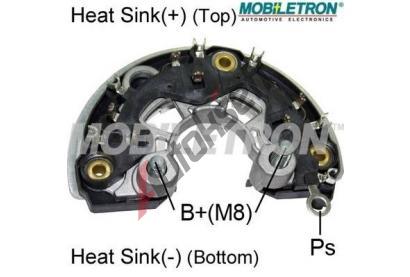 MOBILETRON Usmrova alterntoru MBT RB-166H, RB-166H