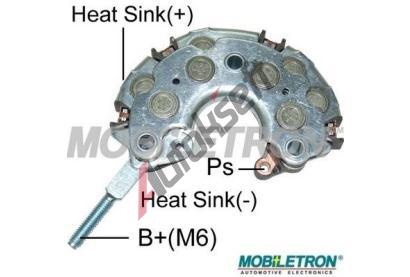 MOBILETRON Usmrova alterntoru MBT RN-13PL, RN-13PL