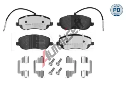 MEYLE Sada brzdovch destiek MEYLE-PD: Advanced performance and design. ME 025 202 6119/PD, 025 202 6119/PD