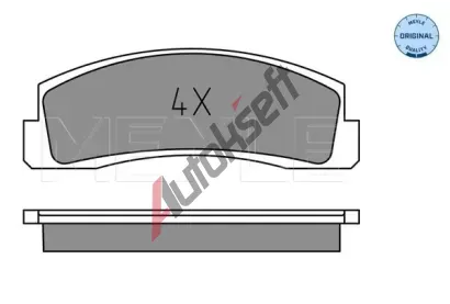 MEYLE Sada brzdovch destiek MEYLE-ORIGINAL Quality ME 025 206 6016, 025 206 6016
