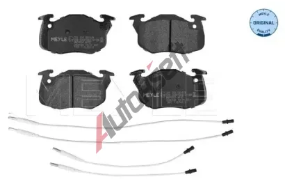 MEYLE Sada brzdovch destiek kotouov brzdy ME 025 209 0618/W, 025 209 0618/W