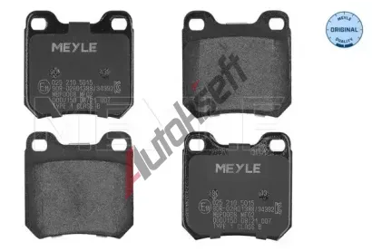 MEYLE Sada brzdovch destiek kotouov brzdy ME 025 210 5015, 025 210 5015