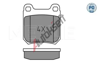 MEYLE Sada brzdovch destiek PLATINUM PAD ME 025 210 5015/PD, 025 210 5015/PD