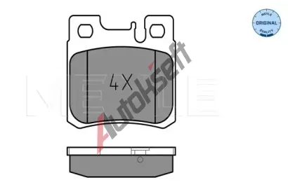 MEYLE Sada brzdovch destiek kotouov brzdy ME 025 211 9715, 025 211 9715