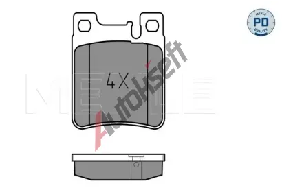 MEYLE Sada brzdovch destiek PLATINUM PAD ME 025 213 0515/PD, 025 213 0515/PD