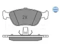 MEYLE Sada brzdovch destiek MEYLE-ORIGINAL Quality ‐ ME 025 214 9219
