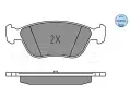 MEYLE Sada brzdovch destiek MEYLE-ORIGINAL Quality ME 025 214 9219, 025 214 9219