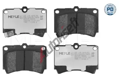 MEYLE Sada brzdovch destiek PLATINUM PAD ME 025 216 5415/PD, 025 216 5415/PD