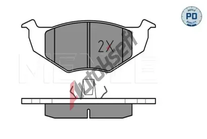 MEYLE Sada brzdovch destiek PLATINUM PAD ME 025 218 6619/PD, 025 218 6619/PD
