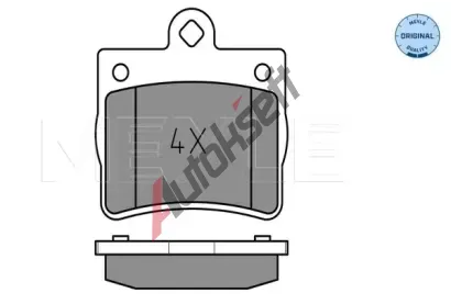 MEYLE Sada brzdovch destiek kotouov brzdy ME 025 219 0015, 025 219 0015