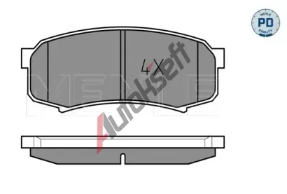 MEYLE Sada brzdovch destiek PLATINUM PAD ME 025 219 4715/PD, 025 219 4715/PD