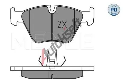 MEYLE Sada brzdovch destiek PLATINUM PAD ME 025 219 9020/PD, 025 219 9020/PD
