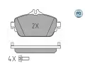 MEYLE Sada brzdových destiček MEYLE-PD Quality ME 025 220 3219/PD, 025 220 3219/PD