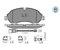 MEYLE Sada brzdovch destiek MEYLE-PD: Advanced performance and design. ‐ ME 025 220 3417/PD