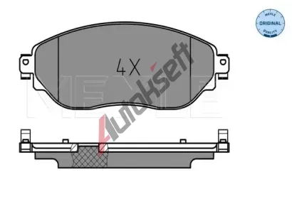 MEYLE Sada brzdovch destiek MEYLE-ORIGINAL Quality ME 025 220 8718, 025 220 8718