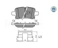 MEYLE Sada brzdovch destiek MEYLE-PD Quality ‐ ME 025 221 2917/PD