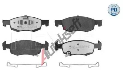 MEYLE Sada brzdovch destiek MEYLE-PD Quality ME 025 221 4317/PD, 025 221 4317/PD