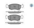 MEYLE Sada brzdovch destiek MEYLE-PD Quality ME 025 221 4317/PD, 025 221 4317/PD