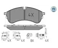 MEYLE Sada brzdovch destiek MEYLE-PD: Advanced performance and design. ‐ ME 025 221 7821/PD