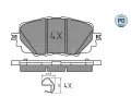 MEYLE Sada brzdovch destiek MEYLE-PD: Advanced performance and design. ‐ ME 025 222 7115/PD
