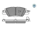 MEYLE Sada brzdovch destiek MEYLE-PD: Advanced performance and design. ‐ ME 025 223 3214/PD