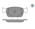 MEYLE Sada brzdovch destiek MEYLE-PD: Advanced design and technology. ME 025 223 8317/PD, 025 223 8317/PD