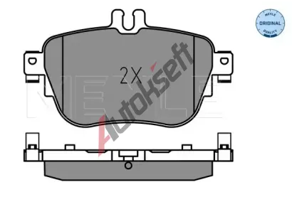 MEYLE Sada brzdových destiček MEYLE-ORIGINAL: True to OE. ME 025 224 3716, 025 224 3716 MEYLE Sada brzdových destiček MEYLE-ORIGINAL: True to OE. ME 025 224 3716, 025 224 3716