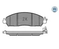 MEYLE Sada brzdovch destiek MEYLE-PD: Advanced performance and design. ‐ ME 025 224 3917/PD