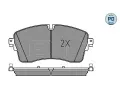 MEYLE Sada brzdovch destiek MEYLE-PD: Advanced performance and design. ME 025 224 8517/PD, 025 224 8517/PD