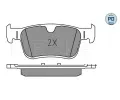 MEYLE Sada brzdovch destiek MEYLE-PD: Advanced performance and design. ME 025 225 6816/PD, 025 225 6816/PD