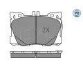 MEYLE Sada brzdovch destiek MEYLE-PD: Advanced performance and design. ME 025 225 8618/PD, 025 225 8618/PD