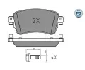 MEYLE Sada brzdovch destiek MEYLE-PD Quality ‐ ME 025 225 8818/PD