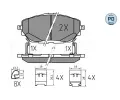 MEYLE Sada brzdovch destiek MEYLE-PD: Advanced performance and design. ‐ ME 025 227 8218/PD
